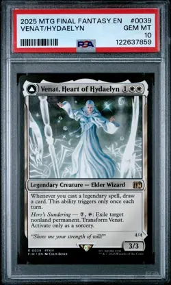 2025 MTG FF HYDAELYN, THE MOTHERCRYSTAL/VENAT, HEART OF HYDAELYN PSA 10 - Image 1