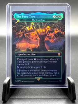 MTG THE PARTY TREE THE GREAT HENGE 0348 LORD OF THE RINGS COMMANDER LTC FOIL NM - Image 1