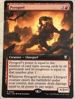 Pyrogoyf (Extended Art) Commander: Modern Horizons 3 Regular - Image 1