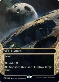 Strip Mine (0040) (Borderless) Edge of Eternities: Stellar Sights Magic MTG - Image 1