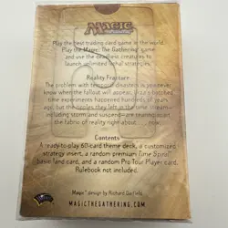 2006 MTG Time Spiral Reality Fracture Sealed English Theme Deck - Image 3