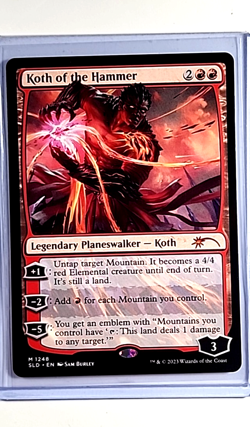 2023 MTG Magic the Gathering SLD Secret Lair Drop #1248 Koth of the Hammer - Image 1