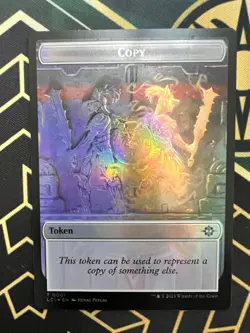 Dinosaur Token FOIL NM MTG Universes Beyond: Jurassic World Collection - Image 2