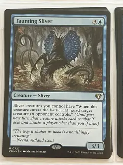 DDcards 🇨🇦MTG Magic The Gathering Commander Masters Taunting Sliver - Image 1