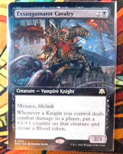 Exsanguinator Cavalry - Extended Art - NM - March of the Machine Commander - Image 1