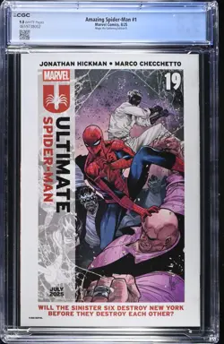 AMAZING SPIDER-MAN #1 CGC 9.8 MAGIC THE GATHERING VARIANT MTG FINAL BATTLE PROMO - Image 2
