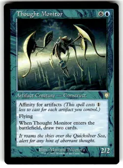 Thought Monitor (Retro Frame) Commander: the Brothers' War Regular MTG NM - Image 1