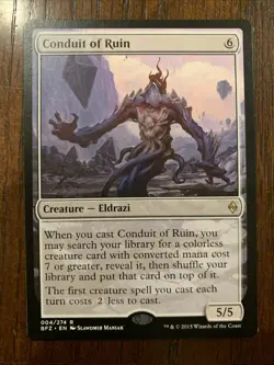 Conduit of Ruin - Battle for Zendikar Lightly Played, English - MTG - Image 1