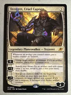 MTG / Tezzeret, Cruel Captain / EOE / #2 / Regular / Mythic / NM - Image 1