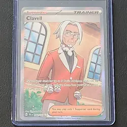 Clavell 249/193 Sv02 Paldea Evolved Full Art Trainer Holo Pokemon TCG NM - Image 3