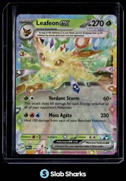 2025 POKEMON SV PRISMATIC EVOLUTIONS - PRE EN #006/131 LEAFEON EX - Image 1