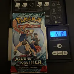 Heavy! Over 22.45 Gram Pokemon Journey Together Booster Pack Sealed - Image 1