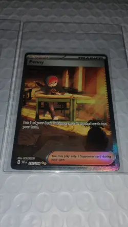 Penny 239/091 Pokemon Paldean Fates Special Illustration Rare Full Art Holo NM/M - Image 3