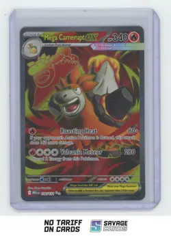 2025 Pokemon Mega Evolution Ultra Rare Mega Camerupt ex #156/132 - Image 1