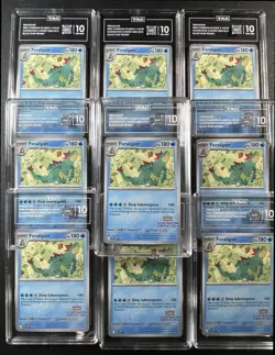 LOT OF 10 FERALIGATR TAG 10 2025 POKEMON SV #213 BSP BLACK STAR PROMO - Image 1