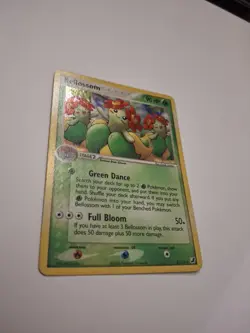 Pokemon BELLOSSOM 3/115 Card EX UNSEEN FORCES Set Rare Foil 2005 - Image 1