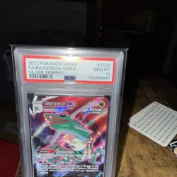RAYQUAZA VMAX 2022 POKEMON SILVER TEMPEST TRAINER RARE TG20/TG30 PSA 10 - Image 2