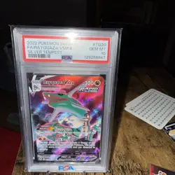 RAYQUAZA VMAX 2022 POKEMON SILVER TEMPEST TRAINER RARE TG20/TG30 PSA 10 - Image 3