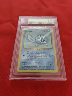 GEM MINT Pokemon: Graded Poliwag Base Set #59/102 1999 Base Set - BGS 9.5 - D64 - Image 4