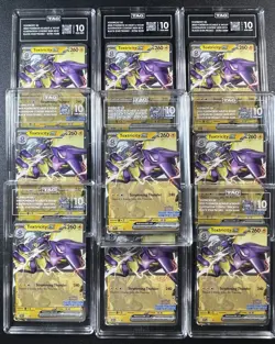 LOT OF 10 TOXTRICITY EX TAG 10 2025 POKEMON SV #215 BLACK STAR PROMO BSP - Image 1