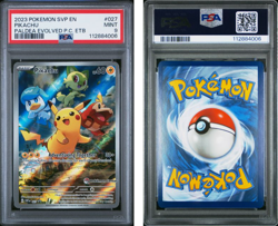 POKEMON SVP EN PALDEA EVOLVED POKEMON CENTER Stamped Stamp 027 PIKACHU PSA 9 BGS - Image 1
