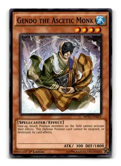 Gendo the Ascetic Monk - MP17-EN023 1st Edition - YuGiOh-LP - Image 1
