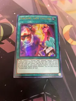 YUGIOH - FORTUNE LADY CALLING - ULTRA RARE - RIRA - UNLIMITED - NM - Image 1