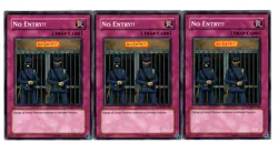 Yugioh- 3X No Entry!! - Common - Unlimited - GLAS-EN064 - Near Mint - Image 1