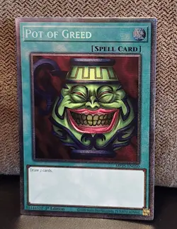 Yu-Gi-Oh! TCG Pot Of Greed MP25-EN050 Near Mint Starlight Rare - Image 2