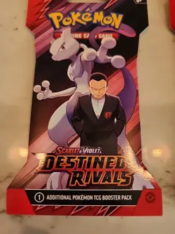 Pokemon Destined Rivals -Sleeved Packs - Sealed In Hand Lot Of 3 Varied Art - Image 2