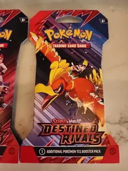 Pokemon Destined Rivals -Sleeved Packs - Sealed In Hand Lot Of 3 Varied Art - Image 4