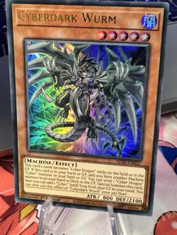 ALIN-EN027 - Cyberdark Wurm - Ultra Rare 1st Edition -NM - YuGiOh - Image 1