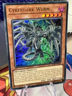 ALIN-EN027 - Cyberdark Wurm - Ultra Rare 1st Edition -NM - YuGiOh - Image 3
