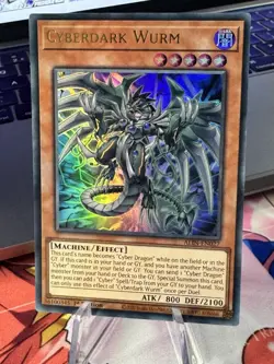 ALIN-EN027 - Cyberdark Wurm - Ultra Rare 1st Edition -NM - YuGiOh - Image 4