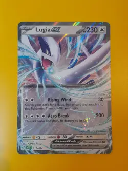 Pokemon TCG Lugia EX 017/034 Classic Collection Jumbo Card CLV - Image 2