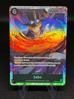 One Piece TCG | Sabo PRB02-014 SR - One Piece Card the Best Vol. 2 NM - Image 1
