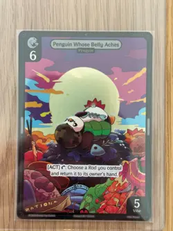 Vibes TCG Penguin Whose Belly Aches FOIL - Legend of the Lils Card # 133 - Image 1
