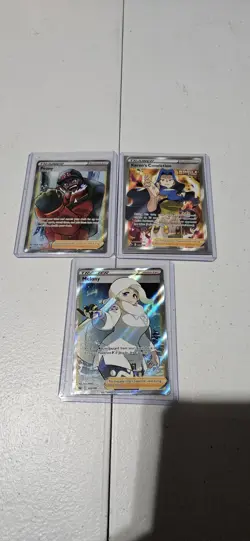 Pokemon Near Mint Lot of Full Art Trainer Cards (13 Total) - Image 3