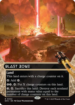 Blast Zone Edge of Eternities: Stellar Sights NM Land Rare MAGIC CARD ABUGames - Image 1