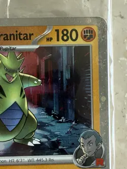 Team Rocket's Tyranitar 096/182 Sealed | Destined Rivals | Pokemon Center Stamp - Image 3