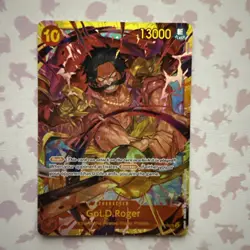 One Piece Card Game Gol.D.Roger OP09-118 Secret Rare English Unplayed - Image 1