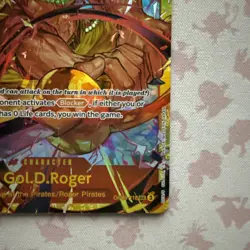 One Piece Card Game Gol.D.Roger OP09-118 Secret Rare English Unplayed - Image 3