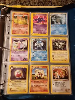Pokemon Collection Binder Vintage Lot of Cards Holo Rares WoTC E-Reader Etc - Image 1