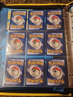 Pokemon Collection Binder Vintage Lot of Cards Holo Rares WoTC E-Reader Etc - Image 2