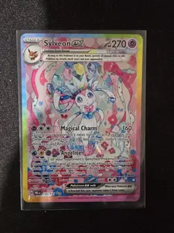 Pokemon TCG Prismatic Evolution Sylveon EX Card 156/131 NM 🔥 - Image 1