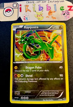 Rayquaza 11/20 LP Cosmic Holo Dragon Vault Pokemon Card. Free Tracked Shipping! - Image 1
