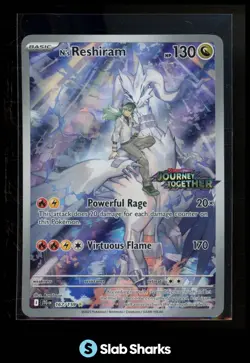 2025 POKEMON SV JOURNEY TOGETHER - JTG EN #167/159 N'S RESHIRAM PROMO CARDS - Image 1