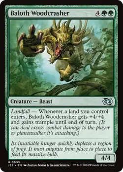 Baloth Woodcrasher U Foundations Jumpstart 633 NM Magic: The Gathering - Image 1