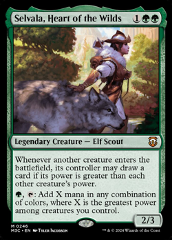 Selvala, Heart of the Wilds -Non-Foil - NM - Commander: Modern Horizons 3 - Image 1