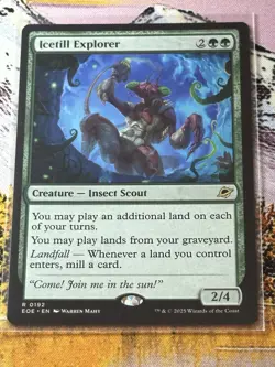 MTG Edge of Eternities 0192 Icetill Explorer Creature Insect Scout RARE - Image 1